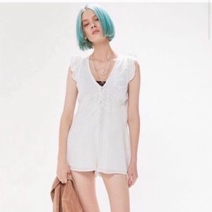 Urban Outfitters white Anya romper